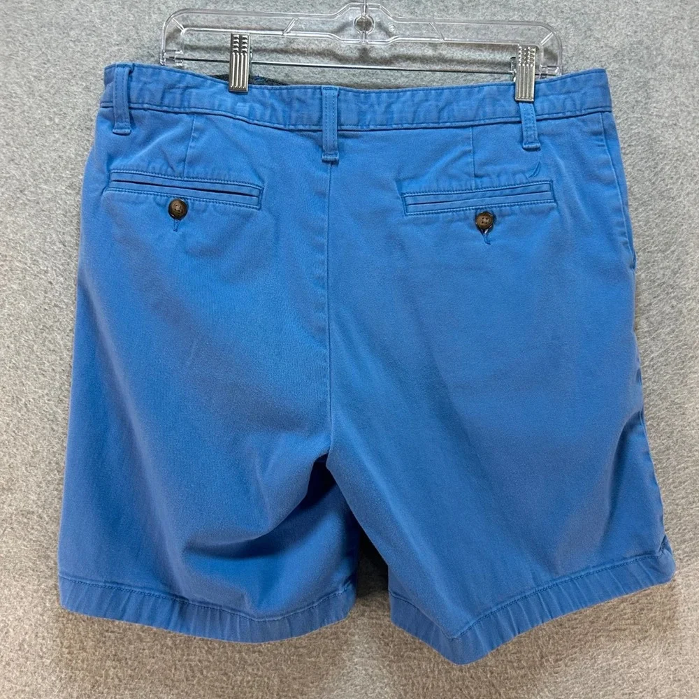 Nautica Shorts The Deck Short Mens 34 Blue Stretch Classic Preppy‎ Casual